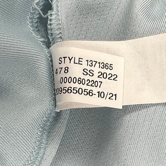 Under Armour Project Rock Sports Bra Womens Small Blue Athletic Running Gym Yoga - Picture 9 of 11